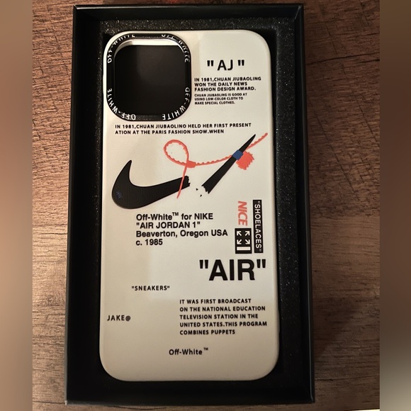 The Limited Other - The Limited | 12Pro Max Nike “off-White” inspired printed bumper case